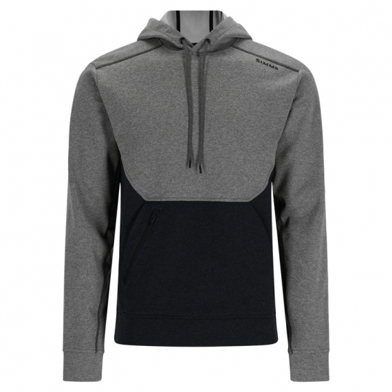 Simms CX Hoody Steel Heather/Black Heather i gruppen Kläder & Skor / Kläder / Tröjor / Hoodies hos Sportfiskeprylar.se (13654-2006-30r)