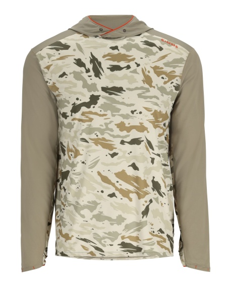 Simms Bugstopper Solarflex Hoody Ghost Camo Stone/Stone i gruppen Kläder & Skor / Kläder / Tröjor hos Sportfiskeprylar.se (13682-3004-20EUr)