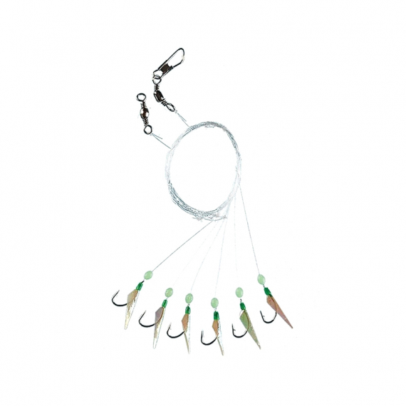 Fladen Ghost Sabiki 6 Hooks, Size 6 i gruppen Fiskedrag / Havsfiskebeten / Häcklor & Havsfiskeriggar hos Sportfiskeprylar.se (1371-6)