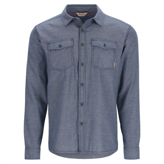Simms Shoal Flannel Shirt Midnight i gruppen Kläder & Skor / Kläder / Skjortor hos Sportfiskeprylar.se (13844-403-30r)