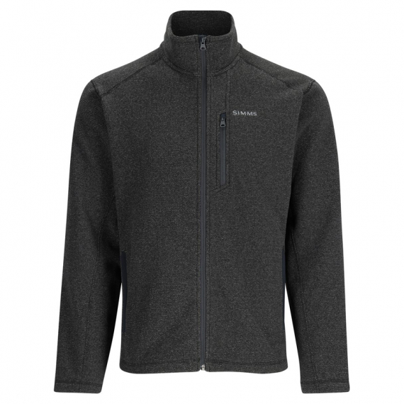 Simms Rivershed Full Zip Black Heather i gruppen Kläder & Skor / Kläder / Tröjor / Fleecetröjor hos Sportfiskeprylar.se (13850-010-30r)