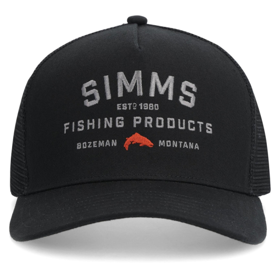 Simms Double Haul Trucker Black i gruppen Kläder & Skor / Kepsar & Huvudbonader / Kepsar / Truckerkepsar hos Sportfiskeprylar.se (14035-001-00)