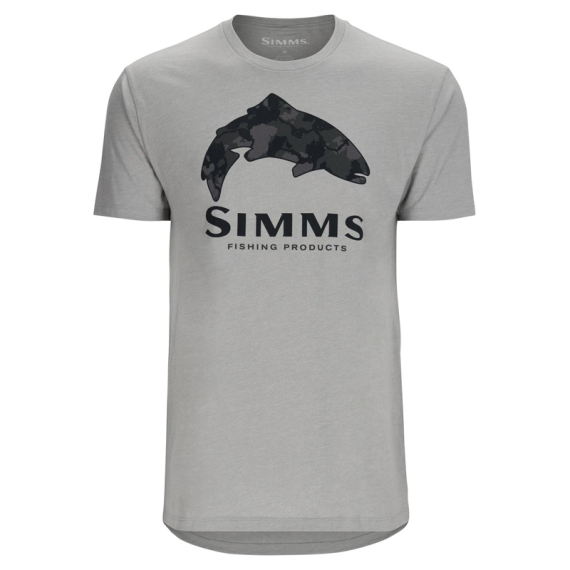 Simms Trout Regiment Camo Fill T-Shirt Cinder Heather i gruppen Kläder & Skor / Kläder / T-shirts hos Sportfiskeprylar.se (14101-1181-20r)