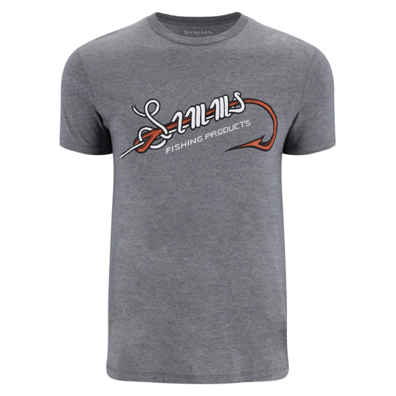 Simms Hook & Loop T-Shirt Athletic Heather i gruppen Kläder & Skor / Kläder / T-shirts hos Sportfiskeprylar.se (14102-1099-20r)