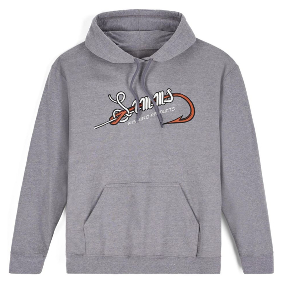 Simms Hook and Loop Hoody Grey Heather i gruppen Kläder & Skor / Kläder / Tröjor / Hoodies hos Sportfiskeprylar.se (14145-067-20r)