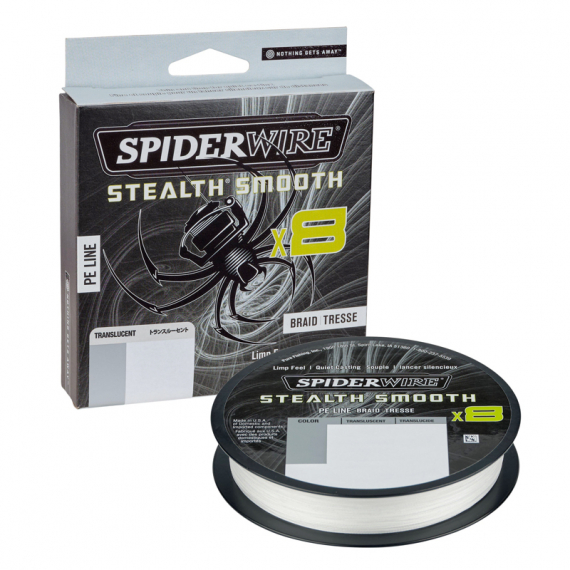 Spiderwire Stealth Smooth Braid 8 Translucent 150m i gruppen Fiskelinor / Flätlinor & Superlinor hos Sportfiskeprylar.se (1422262r)