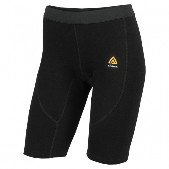 Aclima WarmWool Shorts (Long) Woman, Jet Black i gruppen Kläder & Skor / Kläder / Underställ & Underkläder / Underkläder hos Sportfiskeprylar.se (142321001-03r)