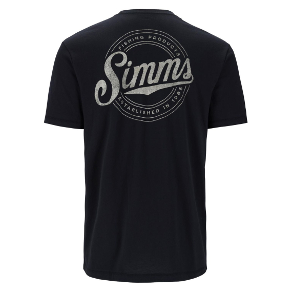 Simms Circle Lockup T-Shirt Black i gruppen Kläder & Skor / Kläder / T-shirts hos Sportfiskeprylar.se (14273-001-20r)