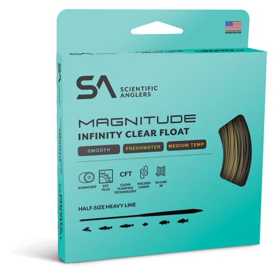 SA Magnitude Smooth Infinity Buckskin 10\' Clear Tip i gruppen Fiskemetoder hos Sportfiskeprylar.se (145374r)