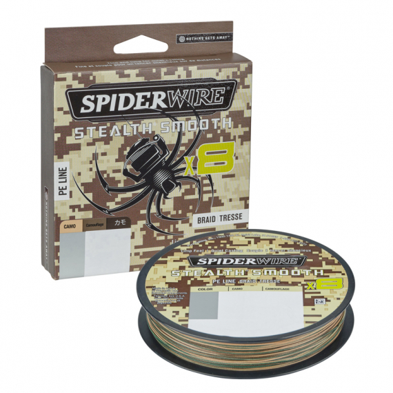Spiderwire Stealth Smooth Braid 8 150m Camo i gruppen Fiskelinor / Flätlinor & Superlinor hos Sportfiskeprylar.se (1476050r)