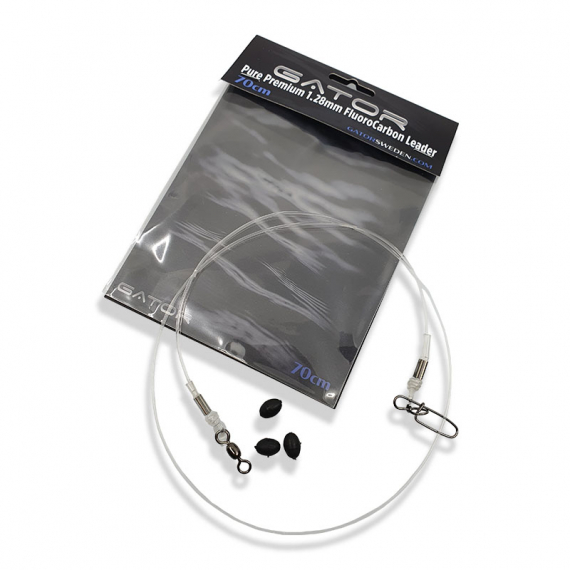 Gator Fluorocarbon Leader 70cm 1.28mm i gruppen Krok & Småplock / Tafsar & Tafsmaterial hos Sportfiskeprylar.se (148GATOR)