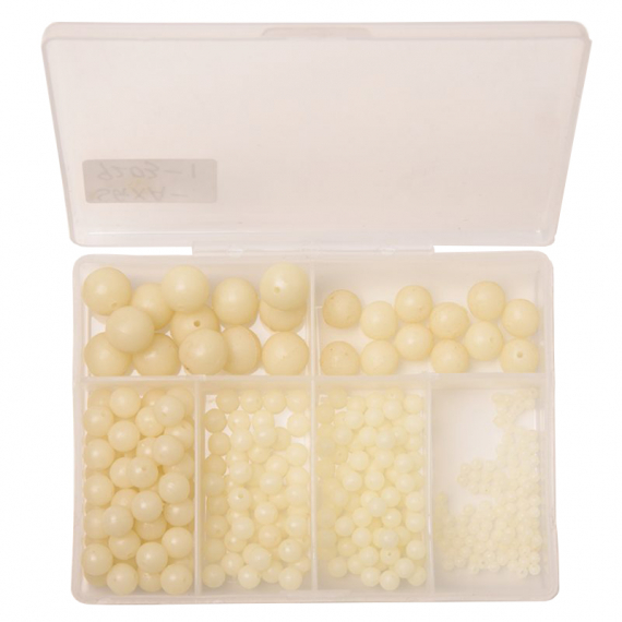Fladen Luminous Soft Bead 300pcs 5, 8, 10mm Assorted i gruppen Krok & Småplock / Riggtillbehör / Pärlor & Gummikulor hos Sportfiskeprylar.se (15-3653)