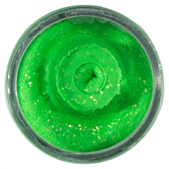 Berkley Powerbait Sinking Glitter Trout Bait - Spring Green/Lime i gruppen Fiskedrag / Boilies, Krokbeten & Mäsk / Pasta & Deg hos Sportfiskeprylar.se (1525280)