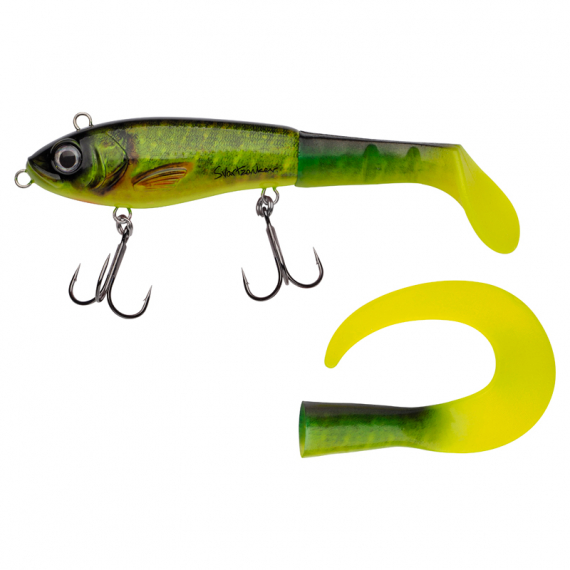 SvartZonker McHybrid 20cm, 100g - Real Hot Pike i gruppen Fiskedrag / Swimbaits / Hårda Swimbaits hos Sportfiskeprylar.se (1531904)