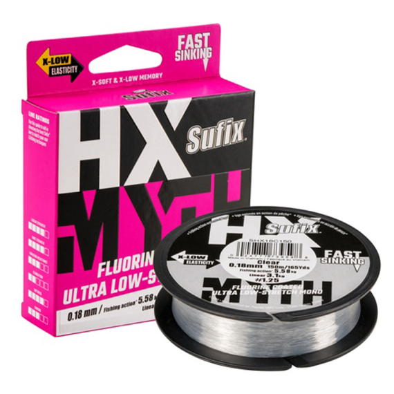 Sufix HX-MYTH Clear 300m i gruppen Fiskelinor / Nylonlinor hos Sportfiskeprylar.se (153810NOr)