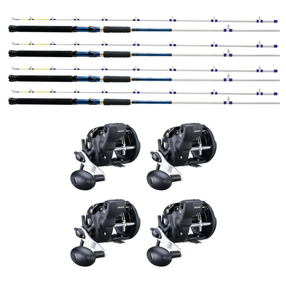 Okuma Magda Finn 7\'0 15-30lbs w. Magda Pro 20DXT Trolling Combo 4-Pack i gruppen Fiskeset / Trollingset hos Sportfiskeprylar.se (154114NO-4-PACK)