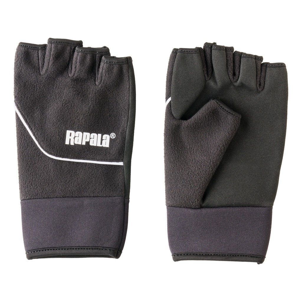 Rapala Soft Shell Cut Finger Gloves Black i gruppen Kläder & Skor / Kläder / Handskar & Vantar hos Sportfiskeprylar.se (154657NOr)