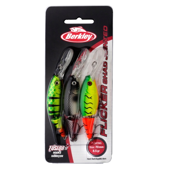 Berkley Flicker Shad 3-Pack i gruppen Fiskedrag / Betespaket / Betespaket Abborre hos Sportfiskeprylar.se (1550659)