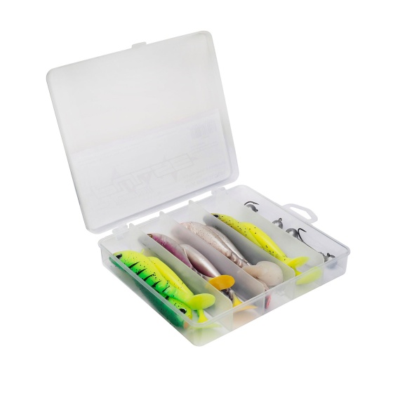 Berkley Pulse Shad Box Inkl. Jiggskallar 11cm i gruppen Fiskedrag / Betespaket / Betespaket Jiggar hos Sportfiskeprylar.se (1550664)