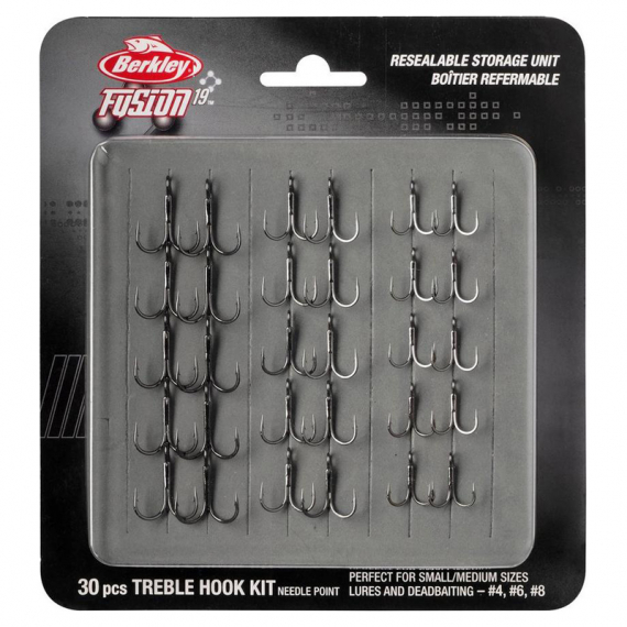 Berkley Fusion19 Treble Kit Small 30pcs i gruppen Krok & Småplock / Krok hos Sportfiskeprylar.se (1550775)