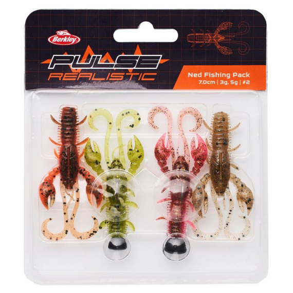 Berkley Ned Fishing Pack i gruppen Fiskedrag / Jiggar & Gummibeten / Kräftor & Creaturebaits hos Sportfiskeprylar.se (1594920r)