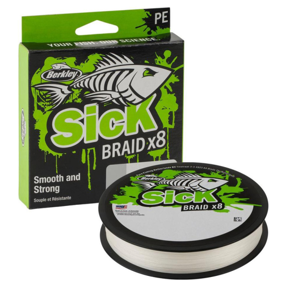 Berkley Sick Braid White 150m i gruppen Fiskelinor / Flätlinor & Superlinor hos Sportfiskeprylar.se (1596660r)