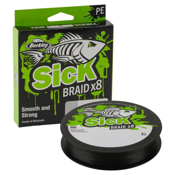 Berkley Sick Braid Black 150m i gruppen Fiskelinor / Flätlinor & Superlinor hos Sportfiskeprylar.se (1596686r)