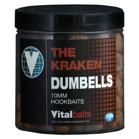 Vital Baits The Kraken Dumbells 10mm 150 g i gruppen Fiskedrag / Boilies, Krokbeten & Mäsk / Boilies hos Sportfiskeprylar.se (16-0001)