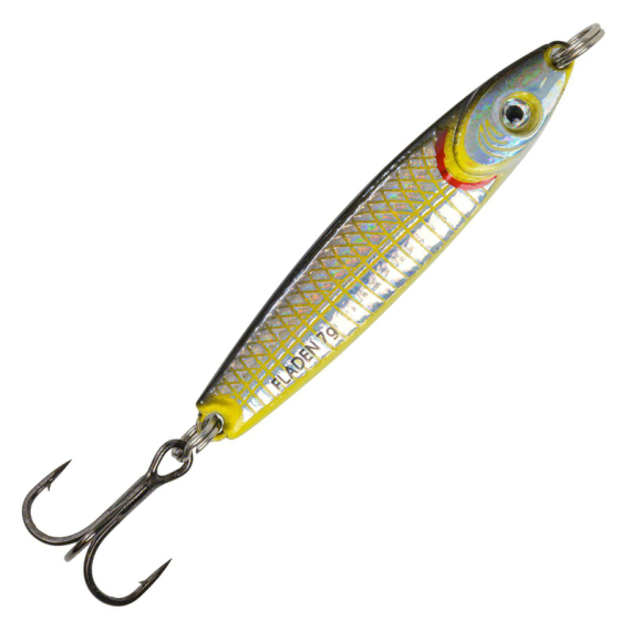 Fladen HoloTwist spoon 7g Yellow Black Silver i gruppen Fiskedrag / Skeddrag hos Sportfiskeprylar.se (16-1207-5)