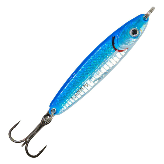 Fladen HoloTwist spoon 18g Blue Silver i gruppen Fiskedrag / Skeddrag hos Sportfiskeprylar.se (16-1218-1)