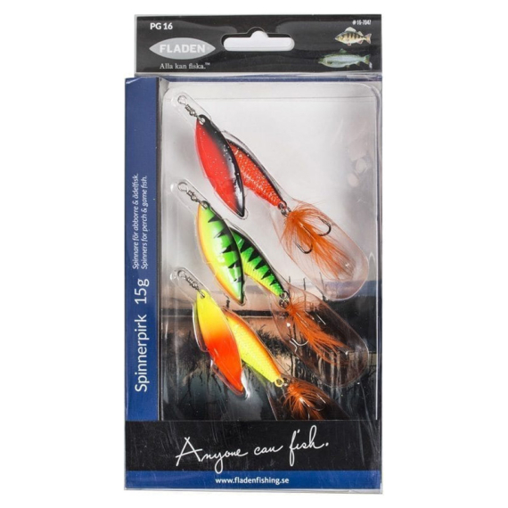 Fladen Spinnerpilk 3-pack 15g Fluo i gruppen Fiskedrag / Havsfiskebeten / Havsfiskepilkar hos Sportfiskeprylar.se (16-7047)