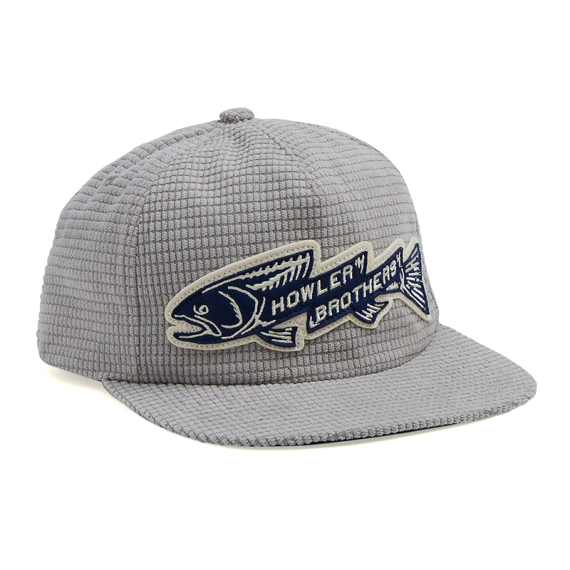 Howler Bros Unstructured Snapback Hats Trout Bolt - Grey Grid Corduroy i gruppen Kläder & Skor / Kepsar & Huvudbonader / Kepsar hos Sportfiskeprylar.se (160526S-TRO)