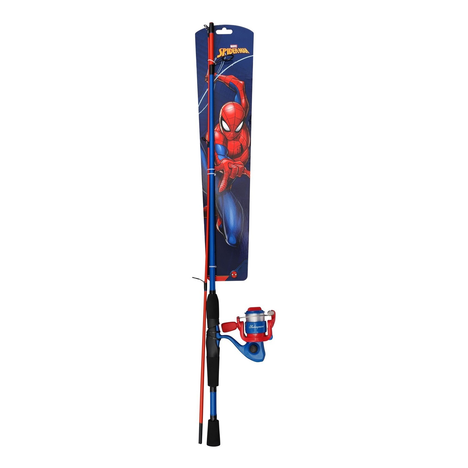 Shakespeare Marvel Spiderman Spinning Combo - 5\'6\'\' 5-20g i gruppen Fiskeset / Haspelset / Haspelset Allround hos Sportfiskeprylar.se (1610333)