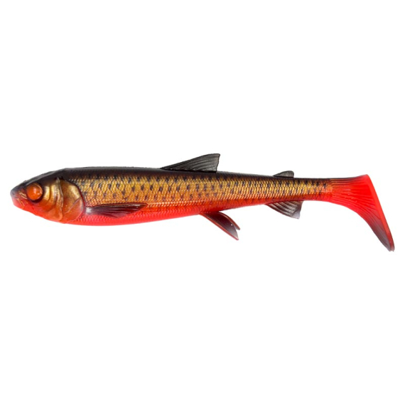 Savage Gear 3D Whitefish Shad 27cm, 152g - Black Red i gruppen Fiskedrag / Jiggar & Gummibeten / Gäddjiggar hos Sportfiskeprylar.se (1618608)