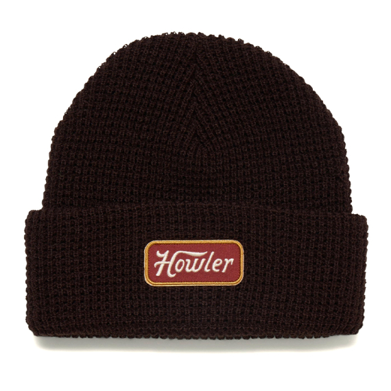 Howler Bro\'s Hawkeye Beanie Howler Script - Dark Brown i gruppen Kläder & Skor / Kepsar & Huvudbonader / Kepsar hos Sportfiskeprylar.se (162225F-BRO)