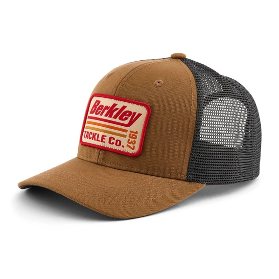 Berkley Berkley Striper Trucker Cap - Brown/Charcoal i gruppen Kläder & Skor / Kepsar & Huvudbonader / Kepsar / Truckerkepsar hos Sportfiskeprylar.se (1639993)