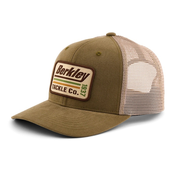 Berkley Berkley Striper Trucker Cap - Olive/Khaki i gruppen Kläder & Skor / Kepsar & Huvudbonader / Kepsar / Truckerkepsar hos Sportfiskeprylar.se (1639994)