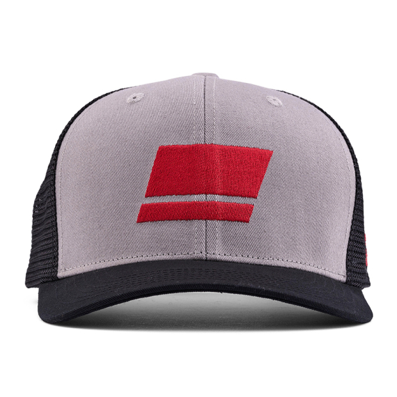 Abu Garcia Flag Trucker - Grey/Black/Black i gruppen Kläder & Skor / Kepsar & Huvudbonader / Kepsar / Truckerkepsar hos Sportfiskeprylar.se (1640096)