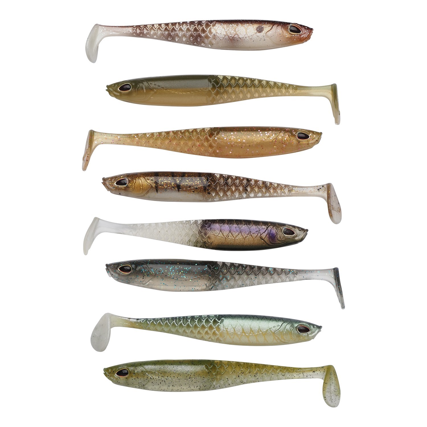 Berkley Cullshad Slim Mixpack i gruppen Fiskedrag / Jiggar & Gummibeten / Abborrjiggar & Gösjiggar hos Sportfiskeprylar.se (1640566r)