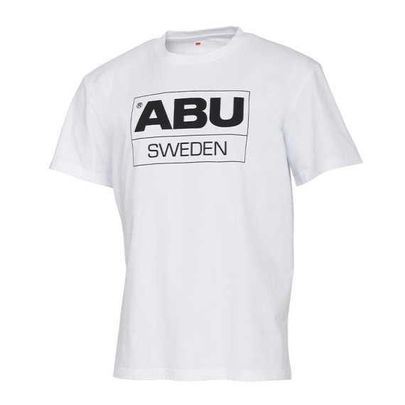 Abu Garcia Legacy Sweden Logo Tee White i gruppen Kläder & Skor / Kläder / T-shirts hos Sportfiskeprylar.se (1642599r)