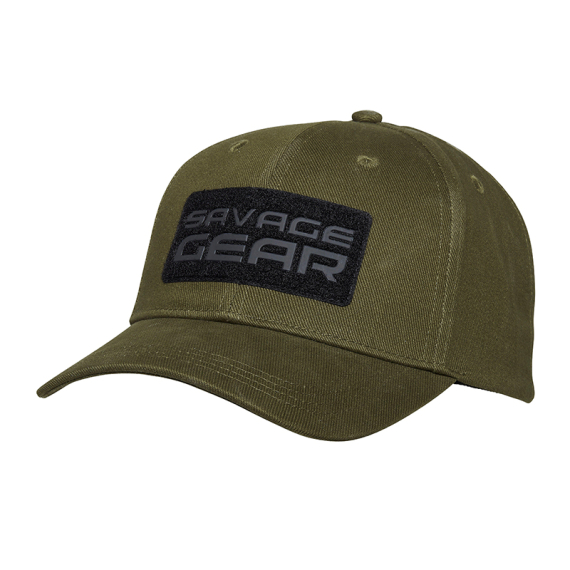 Savage Gear Badge Baseball Cap - Green i gruppen Kläder & Skor / Kepsar & Huvudbonader / Kepsar hos Sportfiskeprylar.se (1642627)