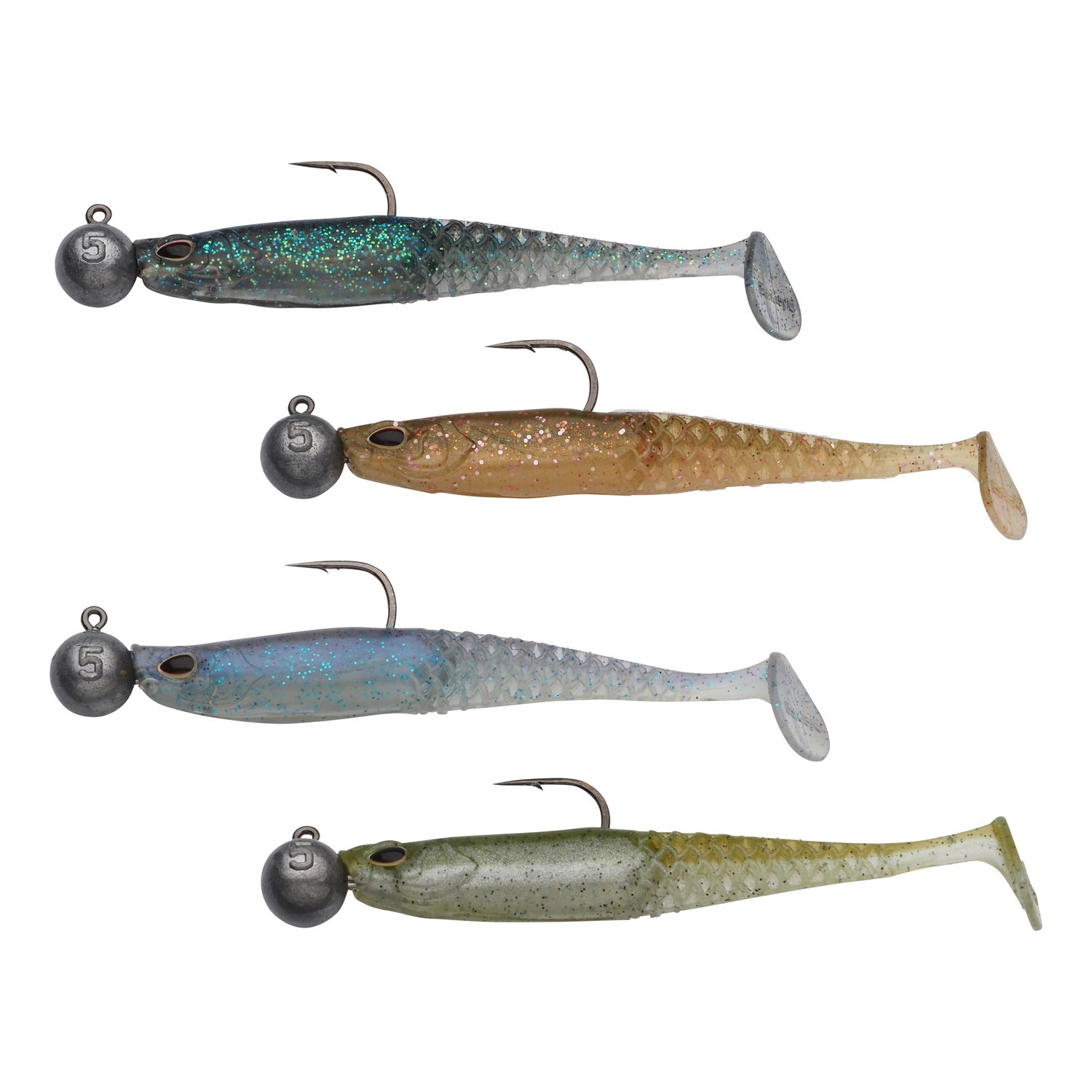 Berkley Cullshad Slim Ready To Fish Mixpack i gruppen Fiskedrag / Jiggar & Gummibeten / Abborrjiggar & Gösjiggar hos Sportfiskeprylar.se (1655583r)