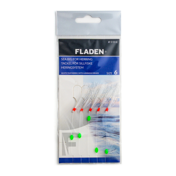 Fladen Tackel För Sillfiske i gruppen Fiskedrag / Havsfiskebeten / Häcklor & Havsfiskeriggar hos Sportfiskeprylar.se (17-111-6r)