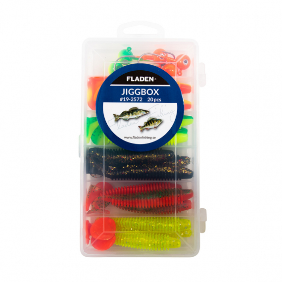 Fladen Räfflade Shadjiggar I Ask 10cm, 20pcs i gruppen Fiskedrag / Betespaket hos Sportfiskeprylar.se (19-2572)