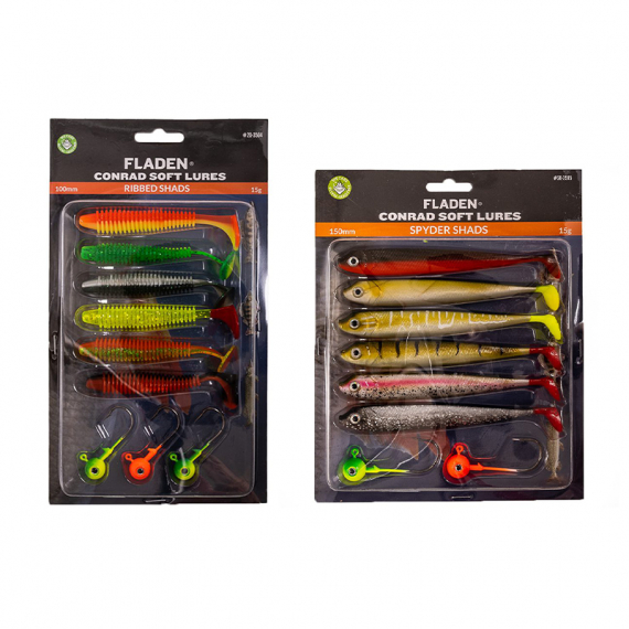 Fladen Conrad Softlures 3x6 Assorted Colors i gruppen Fiskedrag / Betespaket hos Sportfiskeprylar.se (20-3504r)