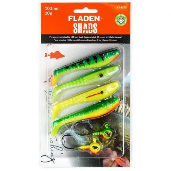Fladen Jiggsortering Shad 80mm Färgcombo 1 i gruppen Fiskedrag / Betespaket hos Sportfiskeprylar.se (20-660801)
