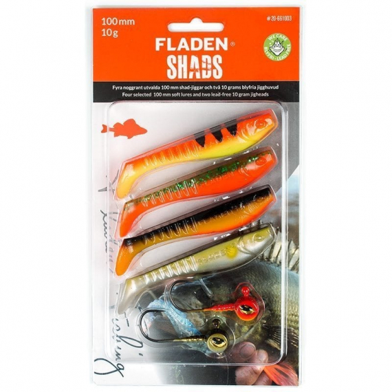 Fladen Jiggsortering Shad 80mm i gruppen Fiskedrag / Betespaket hos Sportfiskeprylar.se (20-660801r)