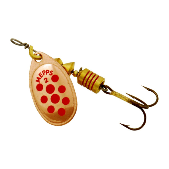 Mepps Aglia med prickar i gruppen Fiskedrag / Spinnare / Inlinespinnare hos Sportfiskeprylar.se (20046909r)
