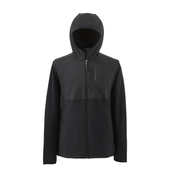Grundéns Bering Fleece Pro FZ Hoodie Black i gruppen Kläder & Skor / Kläder / Tröjor / Hoodies hos Sportfiskeprylar.se (20069-001-0014r)