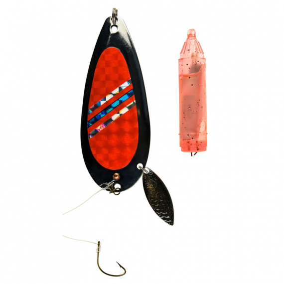 Vidar 85mm inkl LED blink Silver i gruppen Fiskedrag / Pimpelbeten / Blinkpirkar hos Sportfiskeprylar.se (20130395)